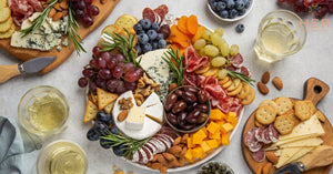 cheese and wine table ideas feature image